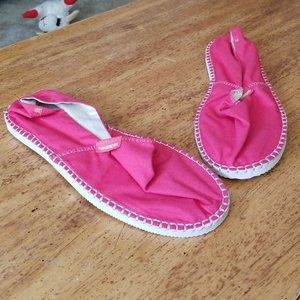 Havianas Brand Canvas Espadrilles With Rubber Sole